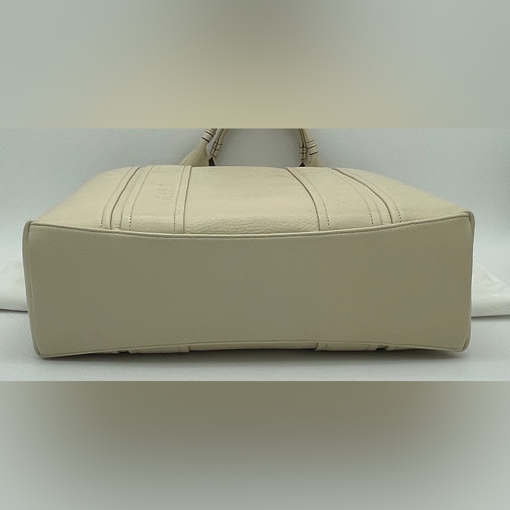 $2K NEW CHLOE LEATHER LOGO MEDIUM WOODY TOTE BAG PURSE AUTHENTIC NWT! - Picture 9 of 13